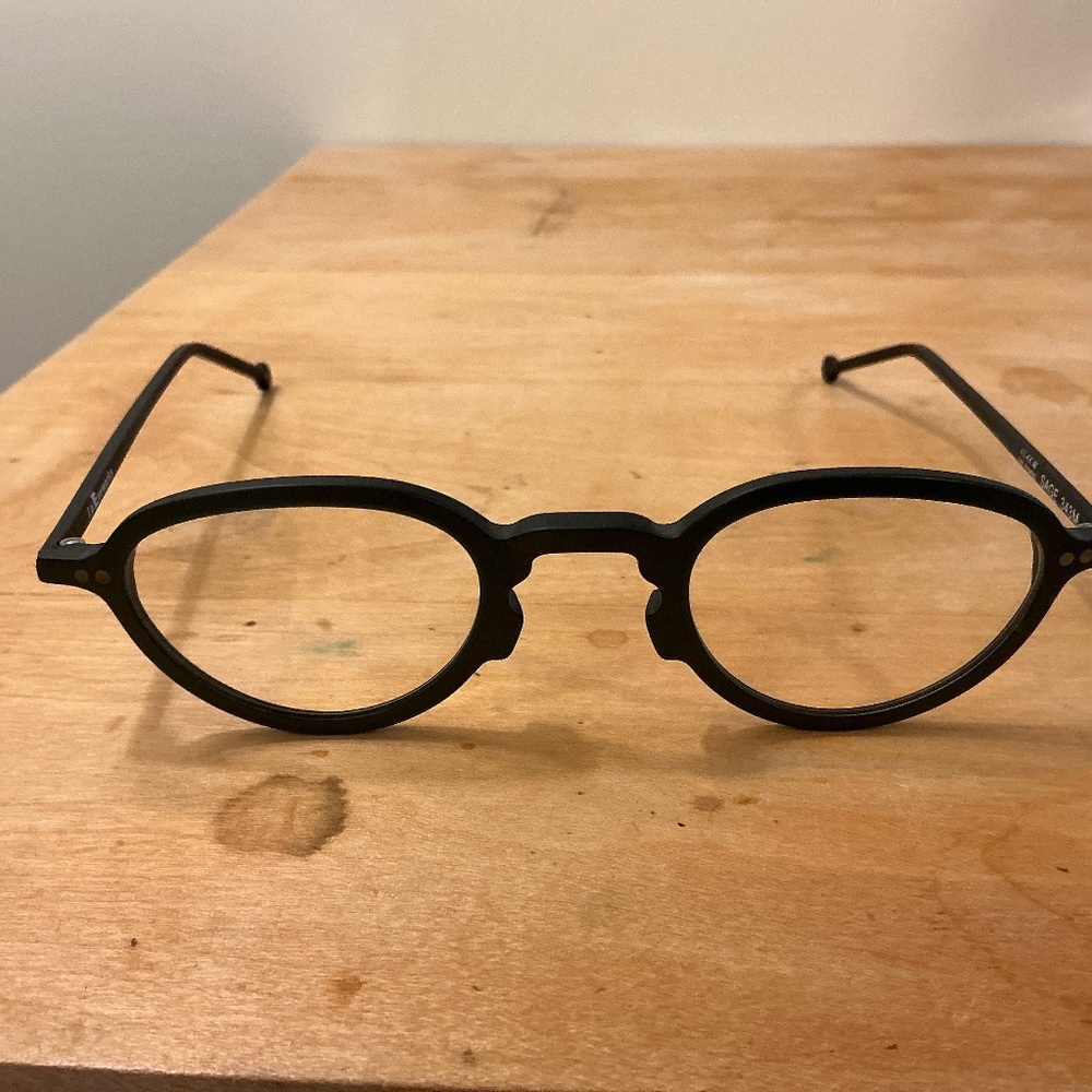 La Eyeworks Sage 343 M Green eyeglass frames matte